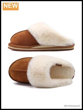 Fuzzy Memory Foam Slippers Warm House Shoes Arch Support